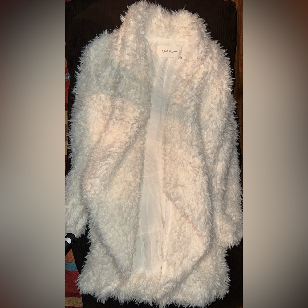 Mustard Seed Cream Teddy Jacket